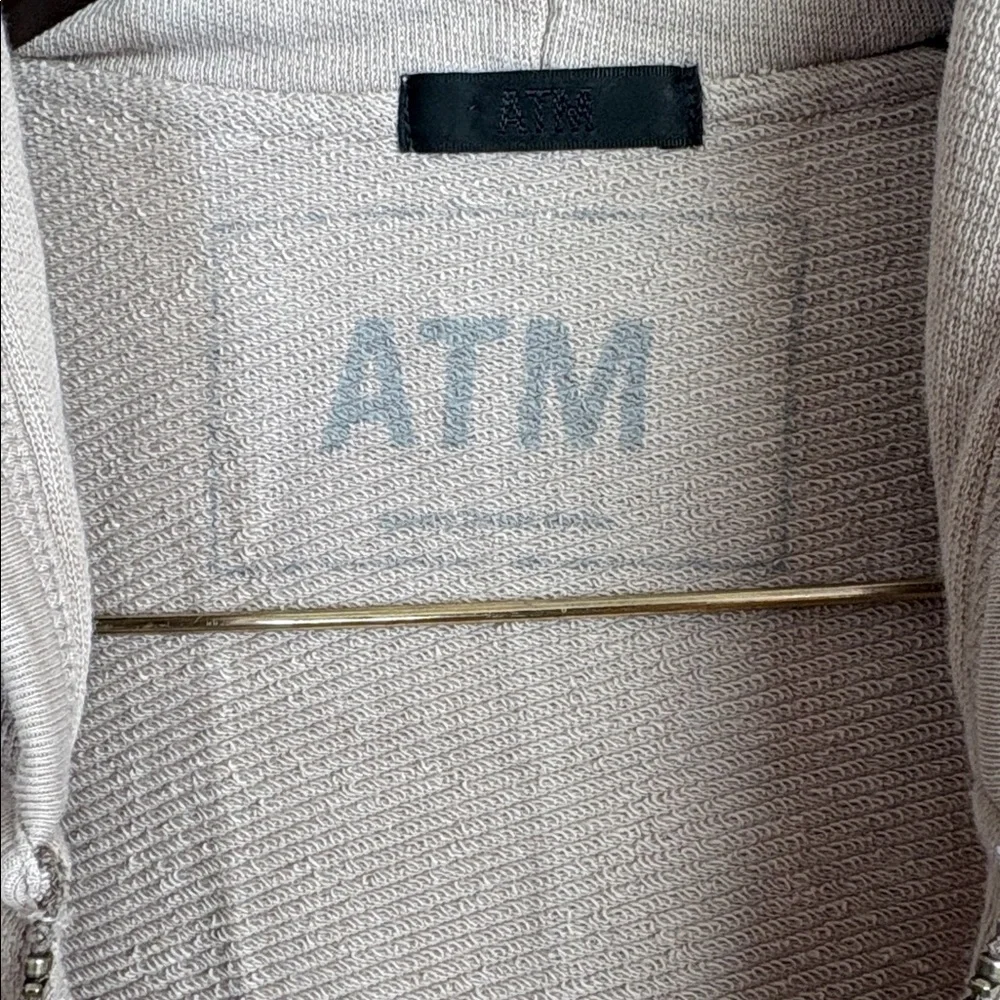ATM Anthony Thomas Melillo French Terry Zip-Up Hoodie - Picture 8 of 9